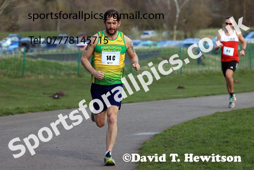 Senior Mens 2026 NECAA Royal Signals Road Relays, Hetton Lyons Country Park, Hetton le Hole. Photo: David T. Hewitson/Sports for All Pics